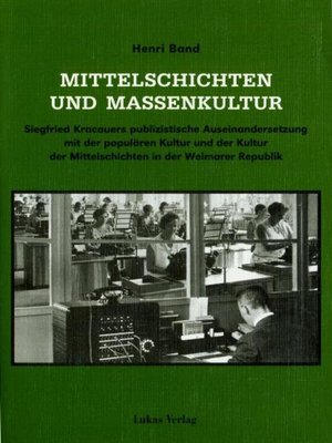 cover image of Mittelschichten und Massenkultur
